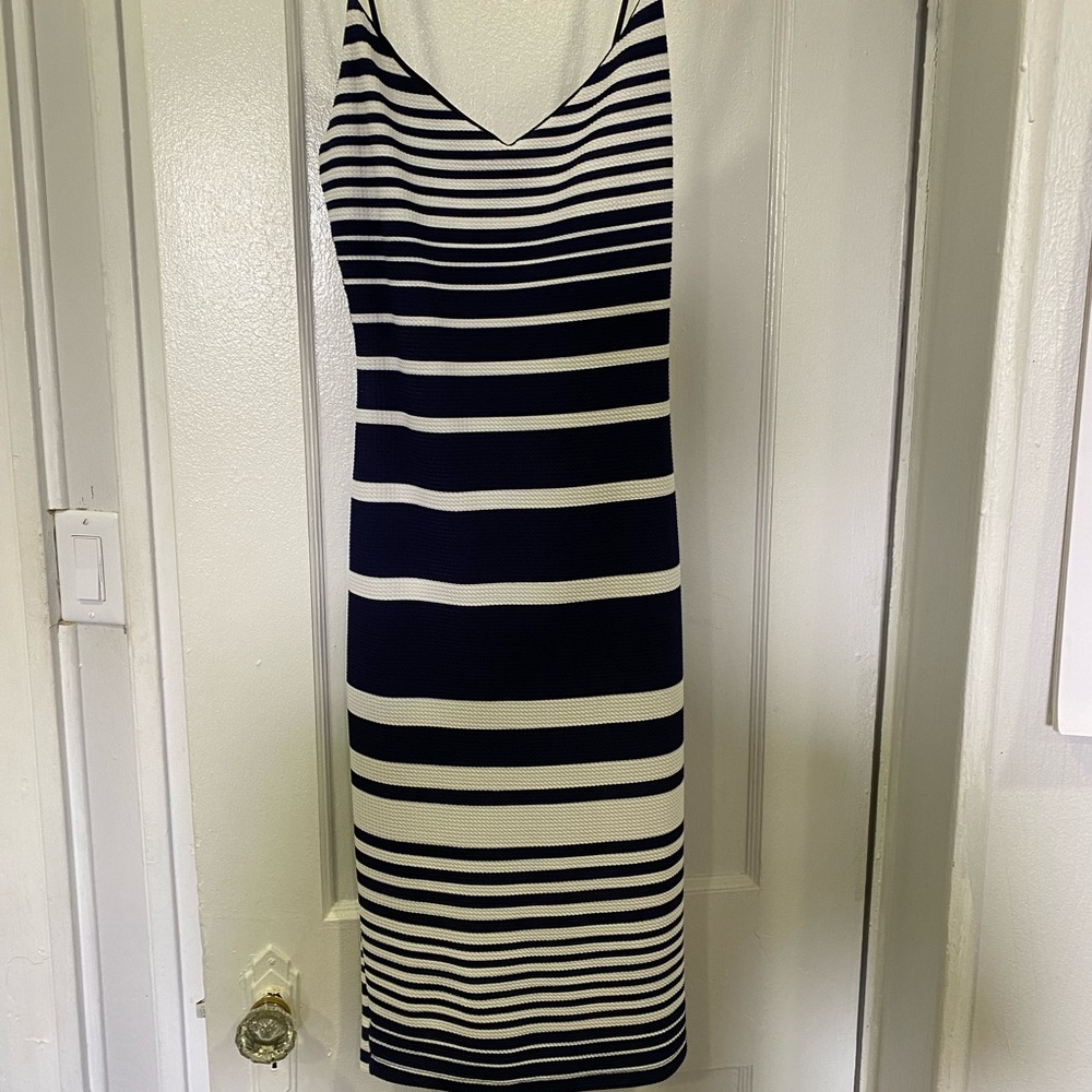 Striped tight dress